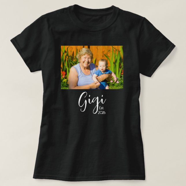 Camiseta Foto Gigi Estabelecida (Frente do Design)
