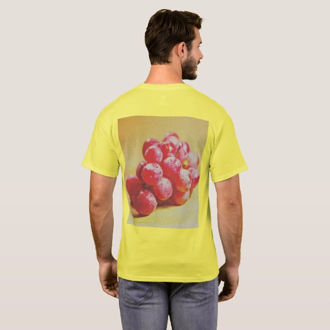 Camiseta Foto "Grape" Bonita. Compre agora (Parte Traseira Completa)