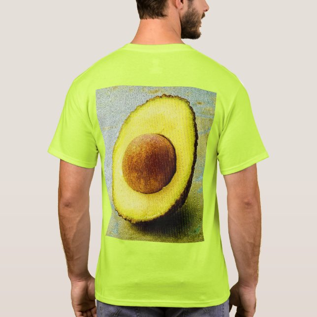 Camiseta Foto "Half Avocado". Compre agora (Verso)