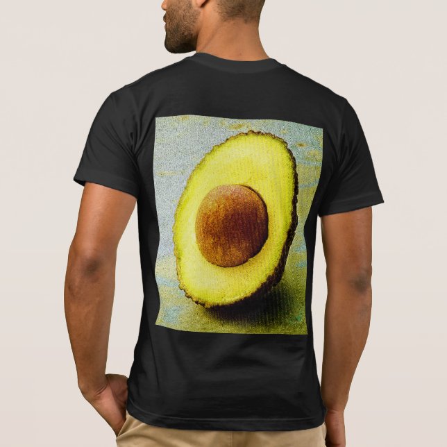 Camiseta Foto "Half Avocado". Compre agora (Verso)