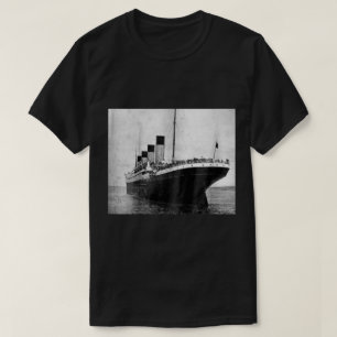 Camiseta Foto Histórica do Transatlântico RMS Titanic Vinta