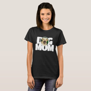 Camiseta Foto Mãe de Cachorro Tipografia Branca