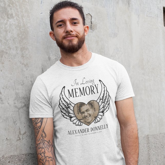 Camiseta Foto Memória Personalizada Memorial (Criador carregado)