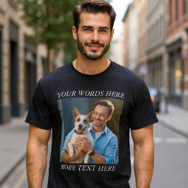 Camiseta Foto & Mensagem Personalizadas