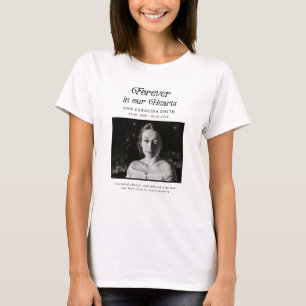 Camiseta Foto Minimalista de Funeral Retrô Para Sempre em N