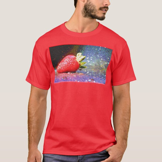Camiseta Foto "Morango Brilhante". Compre agora (Frente)