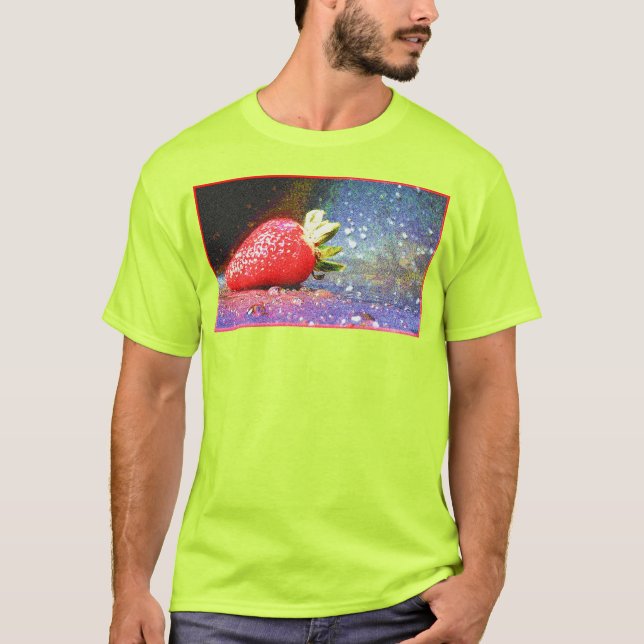 Camiseta Foto "Morango Brilhante". Compre agora (Frente)