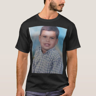 Camiseta Foto Natural de Bebê Fofo Sorriso Design de Crianç