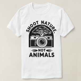 Camiseta Foto: Natureza Não Animais Design