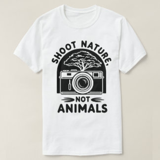 Camiseta Foto: Natureza Não Animais Design