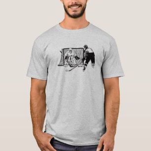 Camiseta Foto no Sketch da Tinta de Hockey na Rede