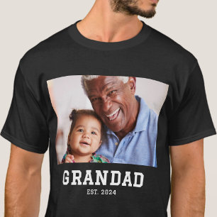 Camiseta Foto Ousado Avô Estabelecido
