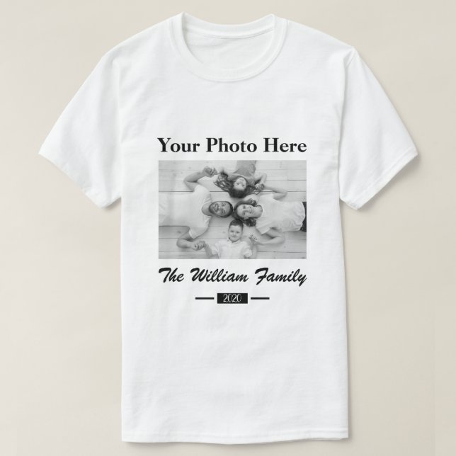 Camiseta Foto personalizada (Frente do Design)