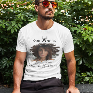 Camiseta Foto personalizada   Angel Wing   T-Shirt Memorial