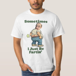 Camiseta Foto Personalizada Às Vezes Eu Só Estou Peidando  