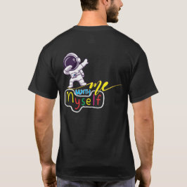 Camiseta Foto Personalizada Astronauta Comigo Mesmo Diverti