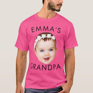 Camiseta Foto personalizada com a mamãe vovô Aniversário