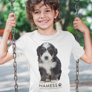 Camiseta Foto Personalizada Com O Nome Do Seu Cachorro