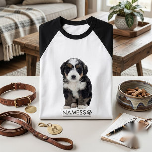 Camiseta Foto Personalizada Com O Nome Do Seu Cachorro