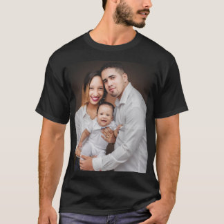Camiseta Foto Personalizada da Família Custom  