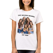 Foto Personalizada da Família de Mulheres, Nome &