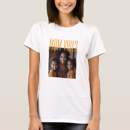 Camiseta Foto personalizada da Mãe Vibes