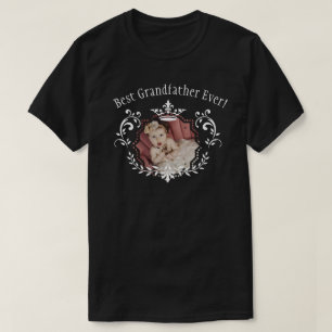 Camiseta Foto personalizada da melhor família do avô