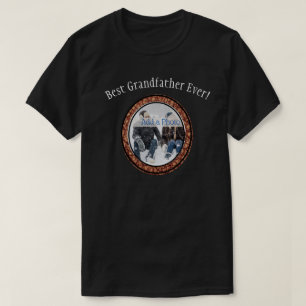 Camiseta Foto personalizada da melhor família do avô