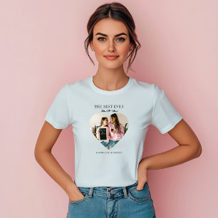 Camiseta Foto personalizada da melhor mãe do coração