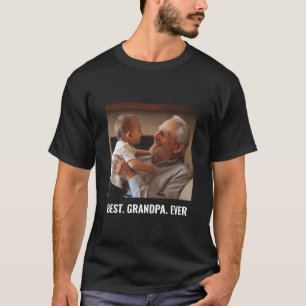 Camiseta Foto Personalizada Da Melhor Vovô Alguma Vez