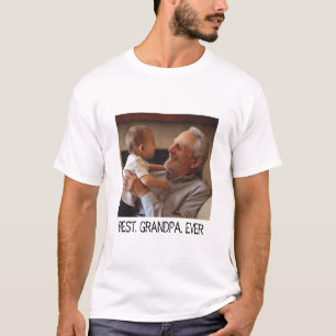Camiseta Foto Personalizada Da Melhor Vovô Alguma Vez