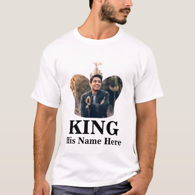 Camiseta Foto personalizada da rainha casal de Correspondên (Frente)