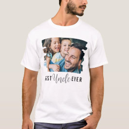 Camiseta Foto personalizada da sobrinha do melhor tio nunca