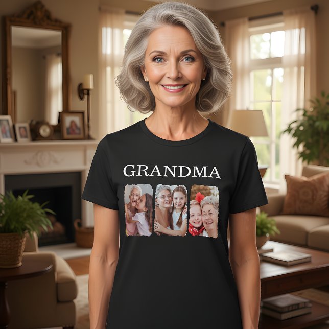 Camiseta Foto Personalizada da Vovó (Criador carregado)
