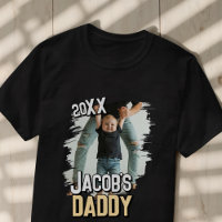 Foto personalizada de bebê do pai Moderno Grunge S