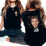 Camiseta Foto personalizada de Festa de aniversário curiosa<br><div class="desc">Celebrar aniversários como nunca antes com a nossa hilária e hilária Camiseta Personalizada de Fotografia Personalizada da Festa de aniversário! Perfeito por adicionar um traço de capricho a qualquer cesta de aniversário, esta camisa é a fusão final de diversão e personalização. Imaginem o riso quando toda a vossa equipe de...</div>