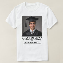 Camiseta Foto Personalizada de Formatura Graduado de 2026 O