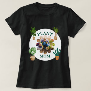 Camiseta Foto Personalizada de Mãe de Planta de Jardinagem