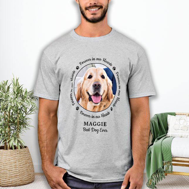 Camiseta Foto personalizada de Pet Perda de Saída de Cão Me (Criador carregado)