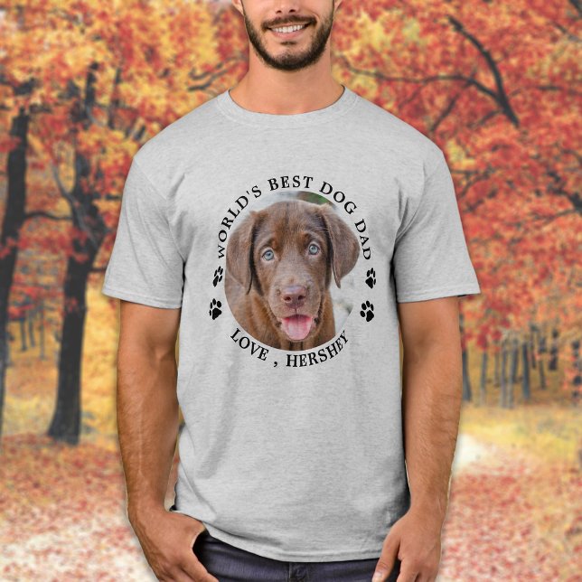 Camiseta Foto personalizada de Pet personalizada do melhor  (Criador carregado)