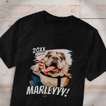 Camiseta Foto personalizada de Pet personalizada do Modern<br><div class="desc">Este design simples e clássico é composto por tipografia serif e adiciona uma foto personalizada do seu animal de estimação.</div>