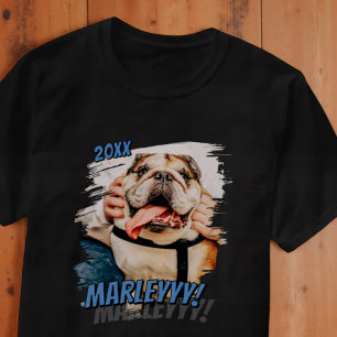 Camiseta Foto personalizada de Pet simples Legal de Grunge