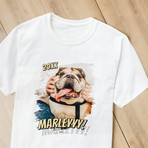 Camiseta Foto personalizada de Pet simples Legal de Grunge