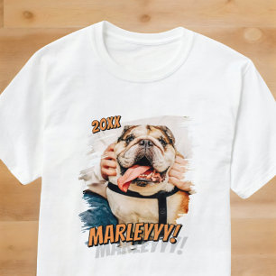 Camiseta Foto personalizada de Pet simples Legal de Grunge 
