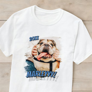 Camiseta Foto personalizada de Pet simples Legal de Grunge 