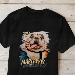Camiseta Foto personalizada de Pet simples Legal de Grunge