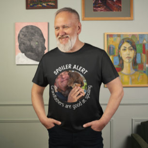 Camiseta Foto personalizada do Dia de os pais Avô/Avô de Cã
