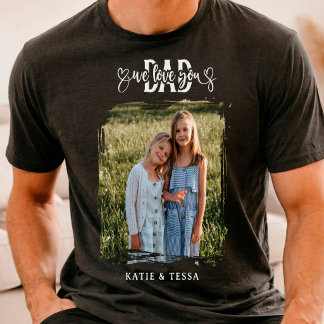 Camiseta Foto Personalizada do Dia dos Pais Família Papai