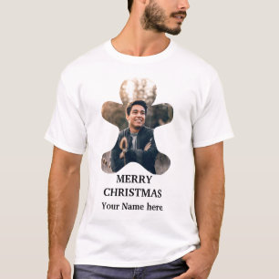 Camiseta Foto personalizada do homem do pão moderno de Nata