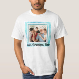Camiseta Foto Personalizada do Melhor Avô Nunca